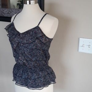 Delicate floral summer blouse